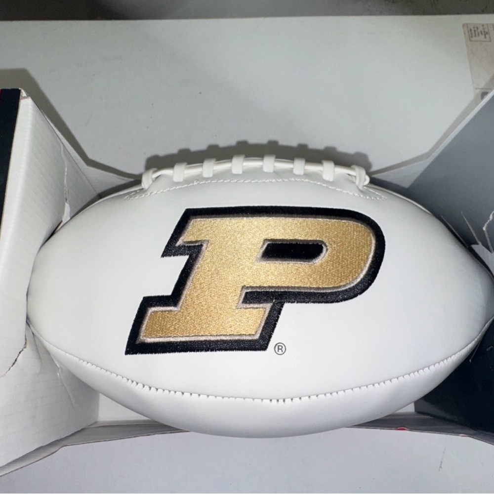 Purdue Boilermakers Collegiate Football Full Size Embroidered  Rawlings